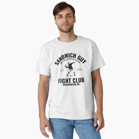 Discover Sandwich Guy Fight Club The Sandwich Guy Free DC Classic T-Shirt