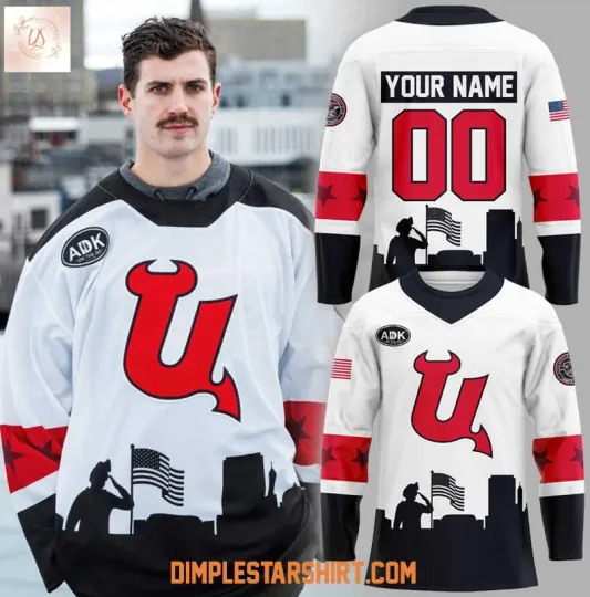 Discover Personalized Utica Comet Veterans Day Uniform 2025 Hockey Jersey