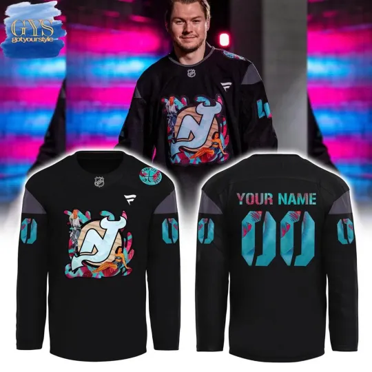 Discover Personalized New Jer.sey Devils Black History Month Hockey Shirt Men's Fan Gear