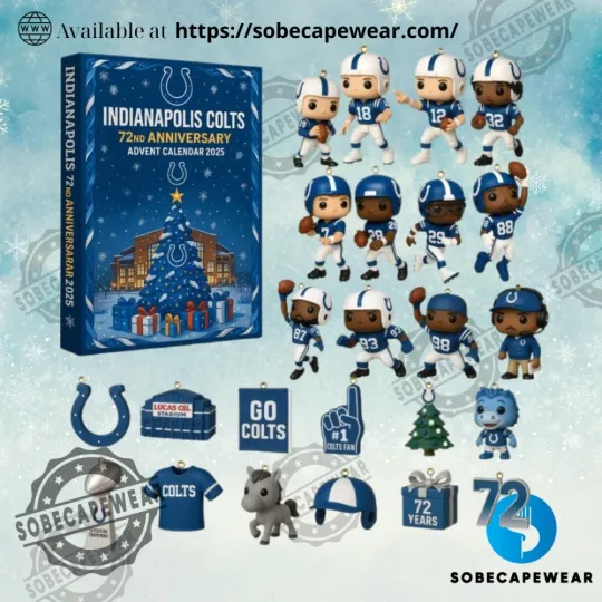 Discover Indianapolis Colts 72nd Anniversary Advent Calendar