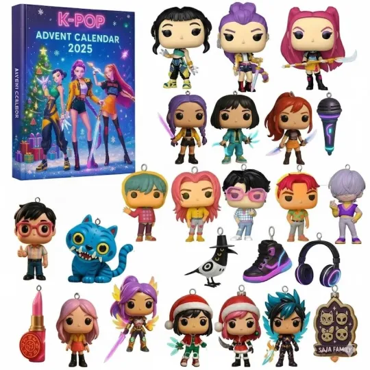 Discover 2025 K-Pop Advent Calendar, Collectible Anime Figures  Fun Christmas Countdown