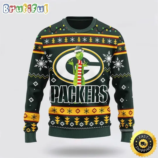 Discover football Packers Ugly Sweater Funny funny character Ugly Christmas Sweater