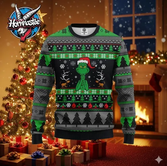 Discover funny character Ugly Christmas Sweater Amazing Gift Funny Ugly Sweater