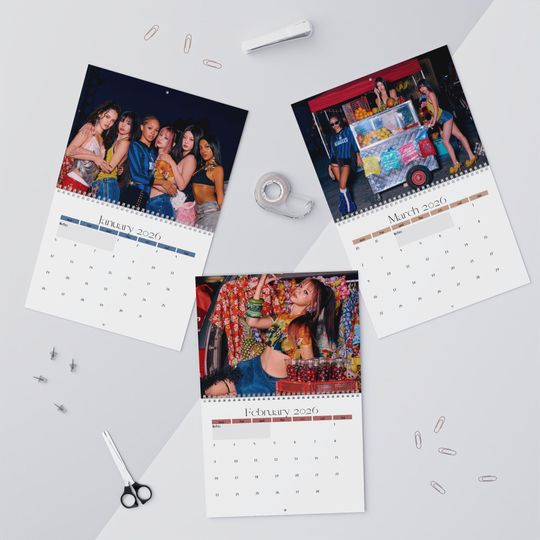 Discover KATSEYE 2026 Wall Calendar – KPOP Monthly Planner and Yearly Organizer