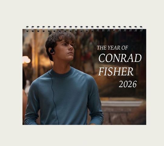 A Year Of Conrad Fisher Calendar 2026 | The Summer Turned Pretty Wall Calendar