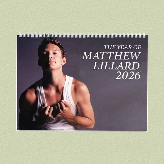 Discover The Year of Matthew 2026 Wall Calendar, Celebrity Fan Gift for Men and Women