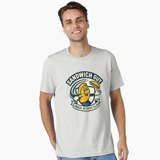 Discover Sandwich Guy – Mascot Crest Emblem Essential T-Shirt