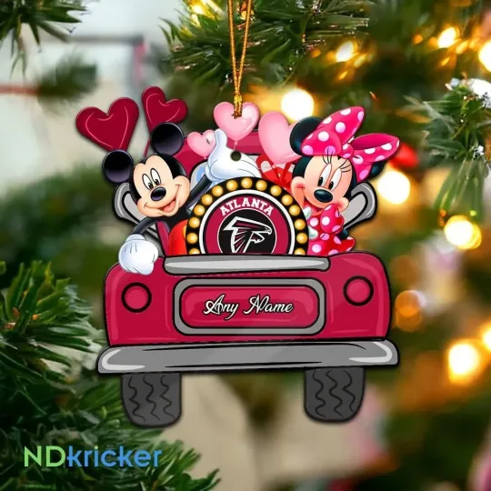 Discover Personalized Atlanta Football Team Falcons Christmas Ornament Gift Decor