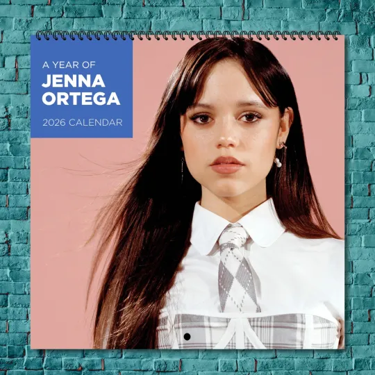 Discover Jenna Ortega 2026 Wall Calendar, 12-Month Star Wall Calendar