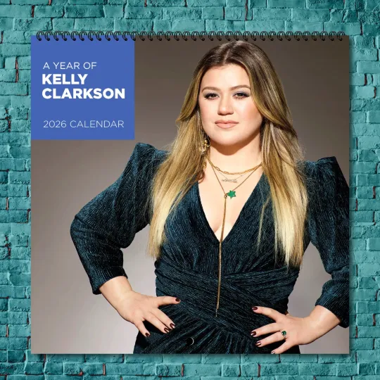 Discover kelly clarkson 2026 Wall Calendar, 12-Month Star Wall Calendar