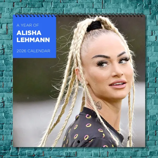 Discover Alisha Lehmann 2026 Wall Calendar 12-Month Celebrity Calendar Fan Gift