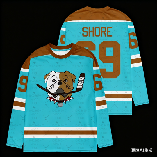 Discover 2025 Autumn Men Shoresy Shore 69 Sudbury Bulldogs Hockey Jersey O-Neck T-Shirts Unisex Fashion Men Casual Hiphop Streetwear Tee