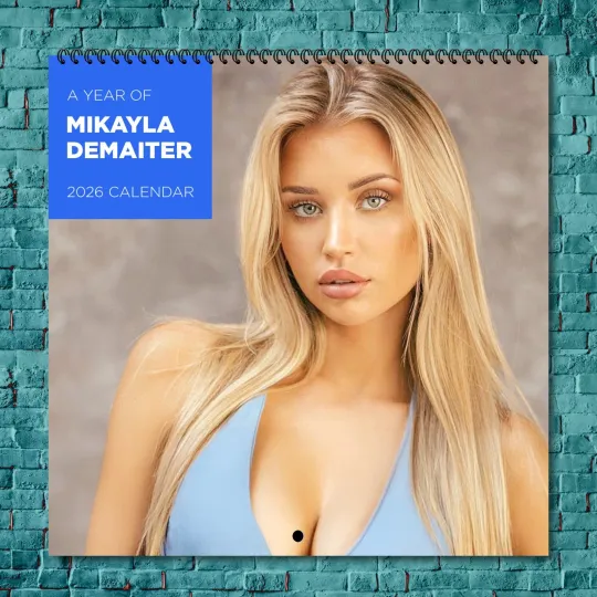 Discover Mikayla Demaiter 2026 Wall Calendar, 12-Month Celebrity Photo Calendar