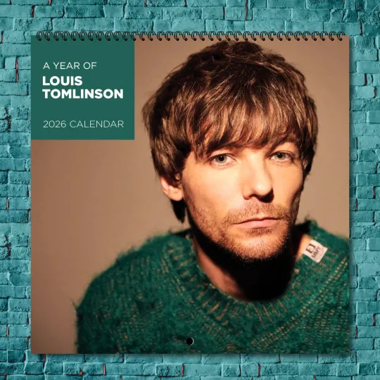 Discover Louis Tomlinson 2026 Wall Calendar, 12-Month Star Wall Calendar