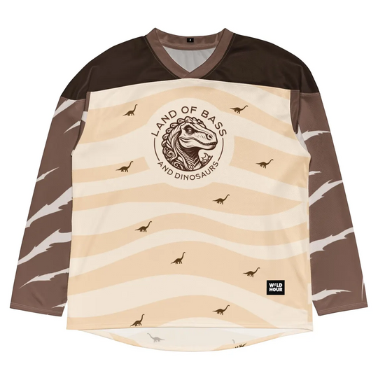 Discover Prehistoric Hockey Jersey EDM Jersey Rave Outfit for Festivals Rave outfit  Men Rave Outfit Women EDM Merch Lost Lands Outfit