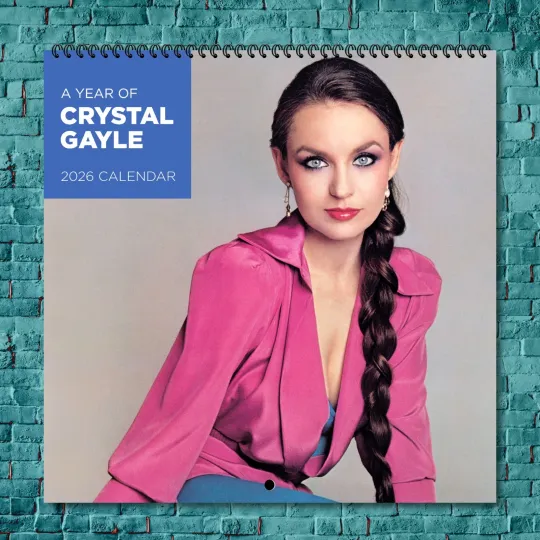 Discover Crystal Gayle 2026 Wall Calendar, 12-Month Star Collection