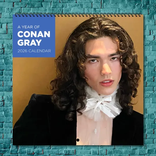 Conan Gray 2026 Wall Calendar, 12-Month Star Collection