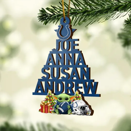 Discover Indianapolis Football Team Coltss Christmas Ornament Gift Decor