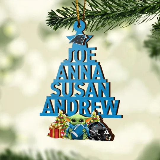 Discover Carolina Football Team Pantherss Christmas Ornament Gift Decor