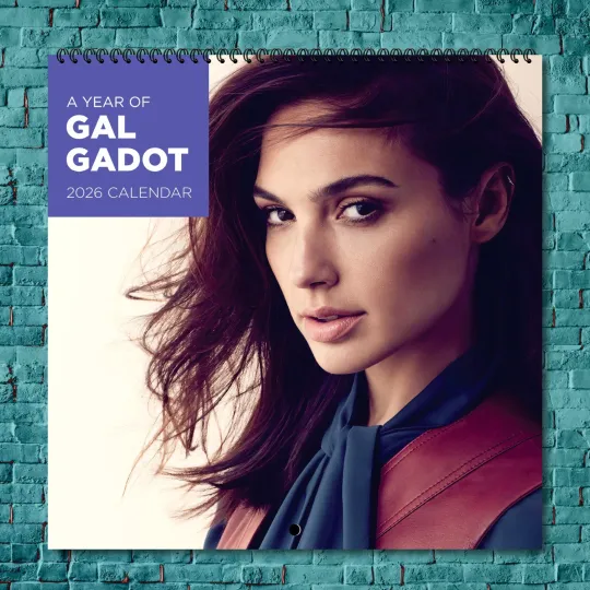 Discover Gal Gadot 2026 Wall Calendar, 12-Month Star Wall Calendar