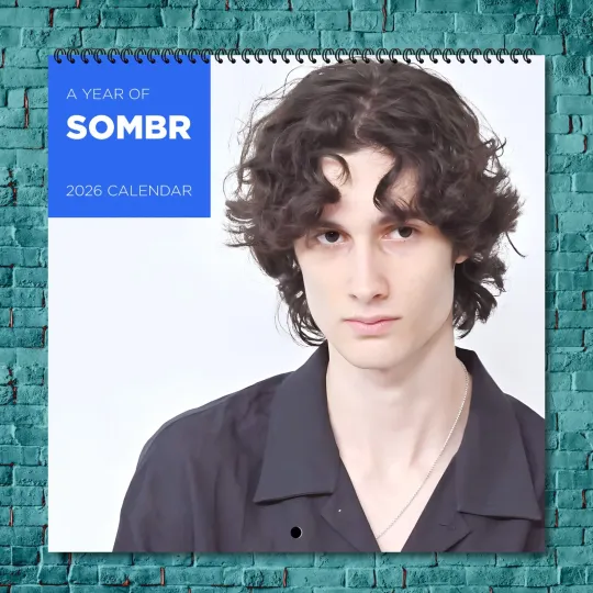 Discover Sombr 2026 Wall Calendar, 12-Month Celebrity Photo Calendar
