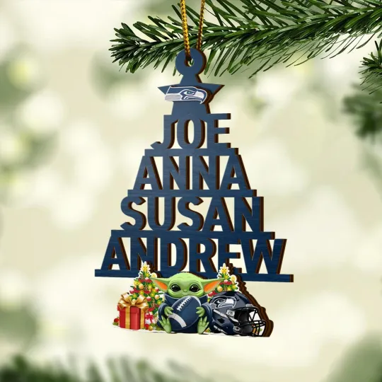 Discover Seattle Football Team Seahawkss Christmas Ornament Gift Decor