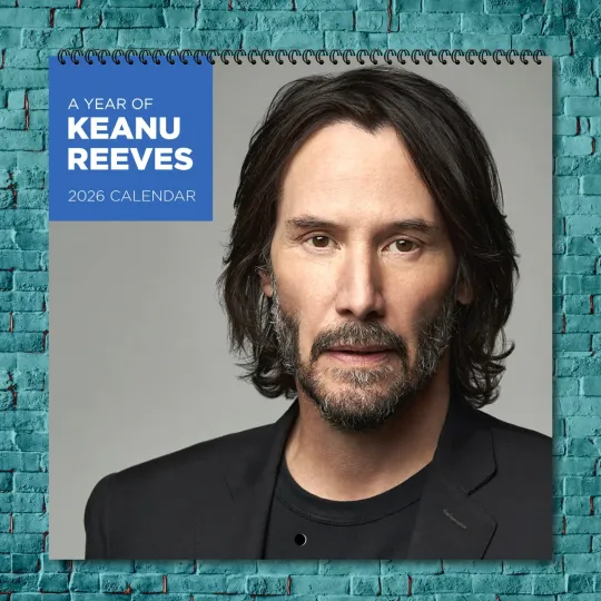 Discover keanu reeves 2026 Wall Calendar, 12-Month Star Wall Calendar