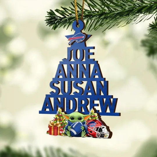 Discover Buffalo Football Team Billss Christmas Ornament Gift Decor