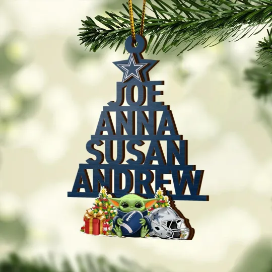 Discover Dallas Football Team Cowboyss Christmas Ornament Gift Decor