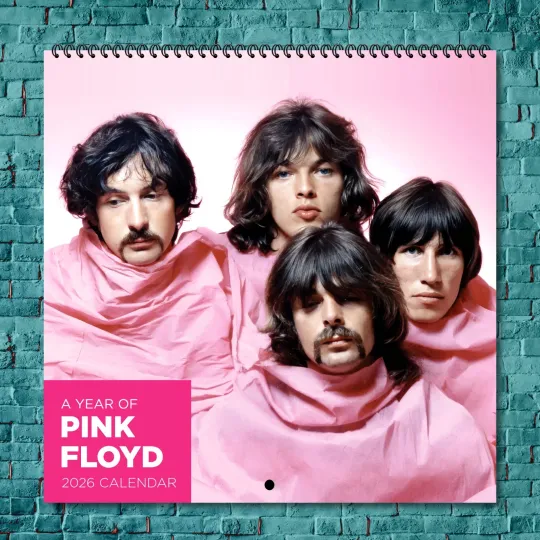 Pink Floyd 2026 Wall Calendar, 12-Month Celebrity Photo Calendar