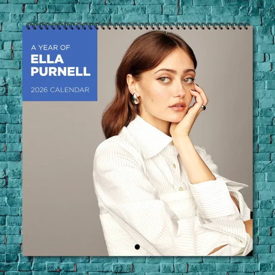 Discover Ella Purnell 2026 Wall Calendar, 12-Month Star Collection