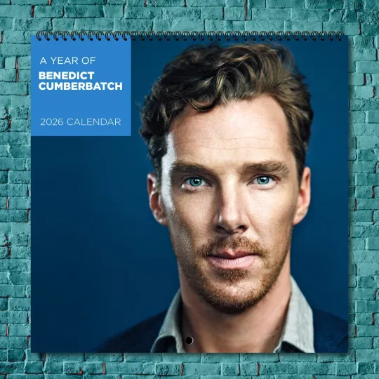 Discover Benedict Cumberbatch 2026 Hollywood Stars Calendar, 12-Month Wall Wall Calendar