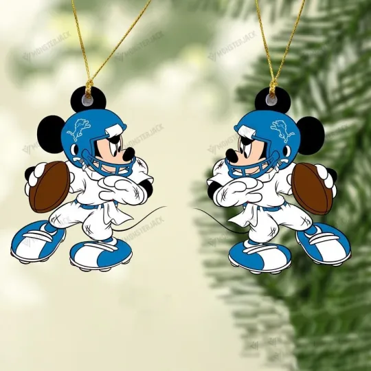 Discover Personalized Detroit Football Team Lionss Christmas Ornament Gift Decor