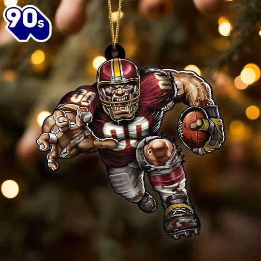Discover Personalized Washington Football Team Commanders Christmas Ornament Gift Decor