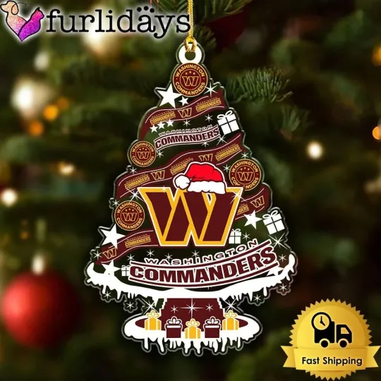 Discover Personalized Washington Football Team Commanderss Christmas Ornament Gift Decor