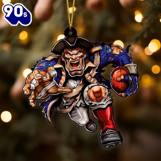 Discover Personalized New England Football Team Patriotss Christmas Ornament Gift Decor