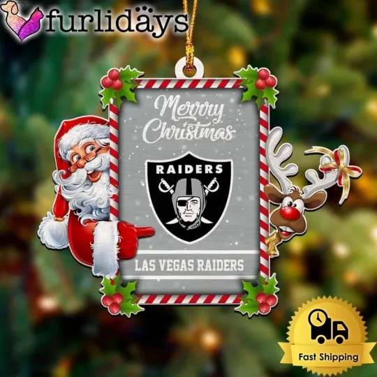 Discover Las Vegas Football Team Raiders Christmas Ornament Gift Decor