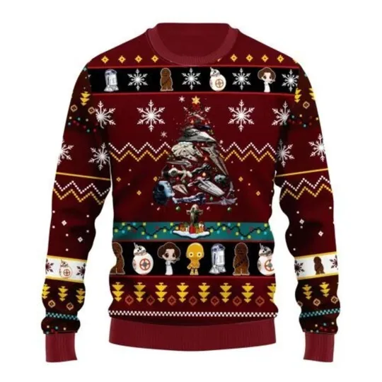 Discover Star wars Trips Merry Ugly Christmas 3D SWEATER Christmas Gift