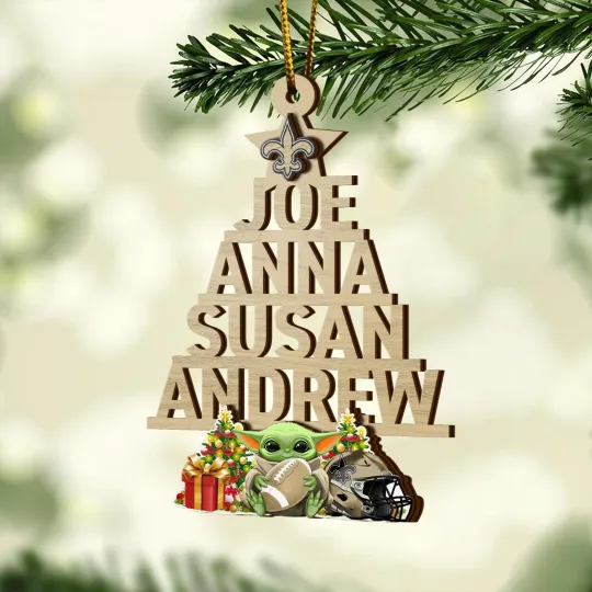 Discover New Orleans Football Team Saintss Christmas Ornament Gift Decor