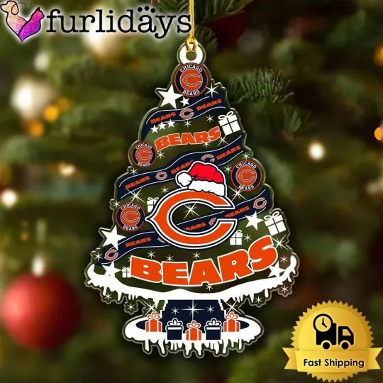Discover Chicago Football Team Bearss Christmas Ornament Fan Gift Decor