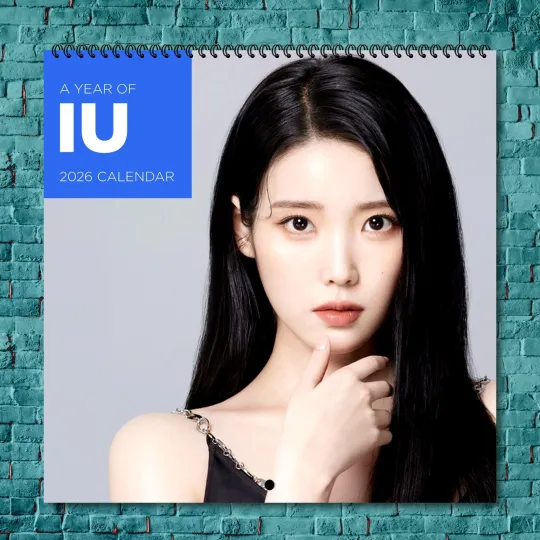 Discover IU 2026 Wall Calendar, 12-Month Celebrity Photo Calendar