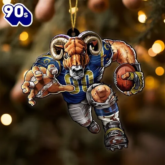 Discover Los Angeles Football Team Rams Christmas Ornament Gift Decor