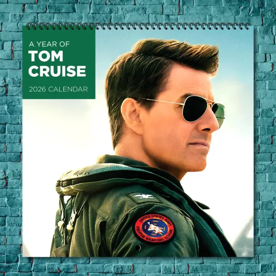 Discover Tom Cruise 2026 Wall Calendar, 12-Month Celebrity Photo Calendar