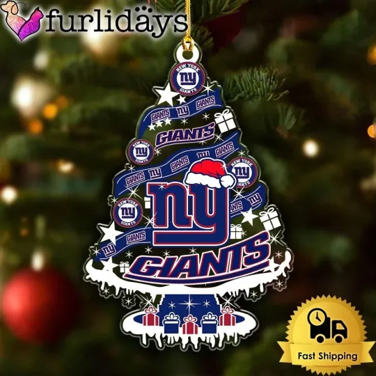 Discover New York Football Team Giantss Christmas Ornament Fan Gift Decor