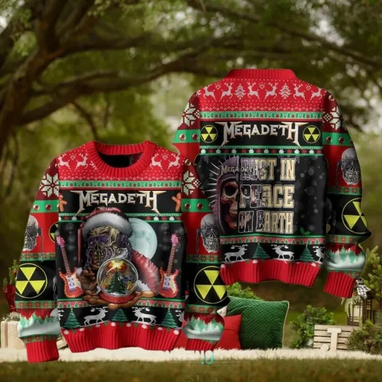 Megadeth Band Ugly Christmas Sweater