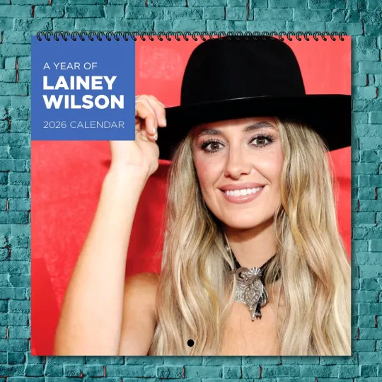 Discover Lainey Wilson 2026 Wall Calendar, 12-Month Star Wall Calendar