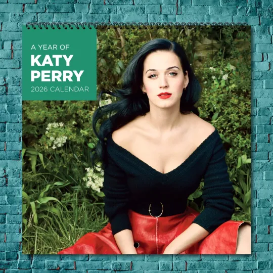 Discover Katy Perry 2026 Wall Calendar, 12-Month Star Wall Calendar