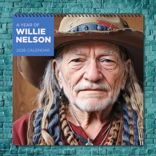 Nelson 2026 Wall Calendar, 12-Month Celebrity Photo Calendar