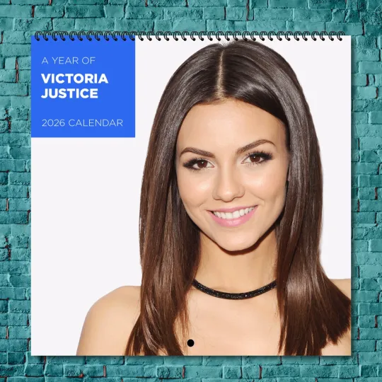 Discover Victoria Justice 2026 Wall Calendar 12-Month Celebrity Photo Calendar