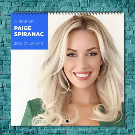 Discover Paige Spiranac 2026 Wall Calendar 12-Month Celebrity Calendar Fan Gift